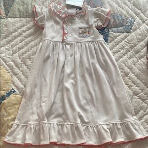 Smocked Bunny Morning Dress Easter 3T NWT